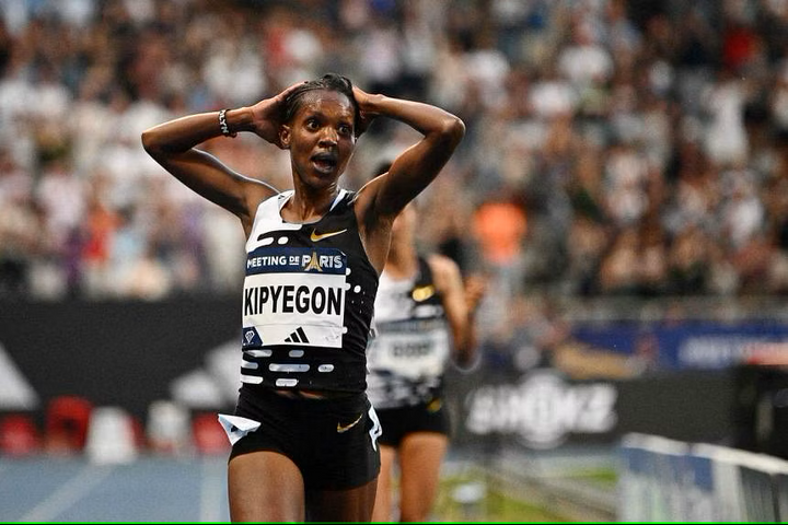 Faith Kipyegon Breaks World Record in Women’s 5,000-Meter Event